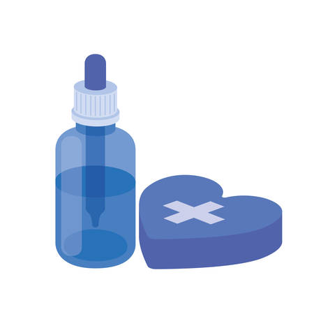 medicine drugs on white background vector illustration designのイラスト素材