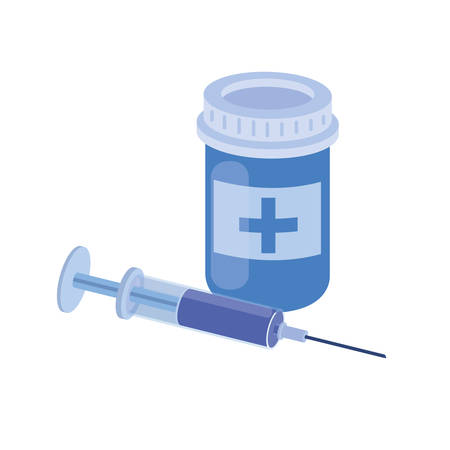 medicine drugs on white background vector illustration designのイラスト素材