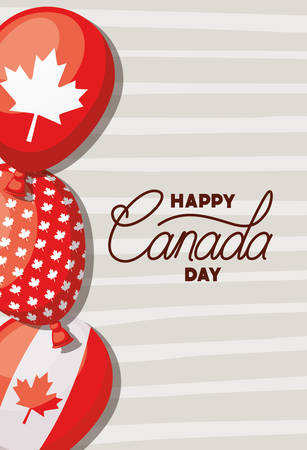 Maple leaf and canada day design, Culture national country travel and tourism theme Vector illustrationのイラスト素材
