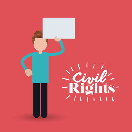 civil rights design, vector illustration graphicのイラスト素材