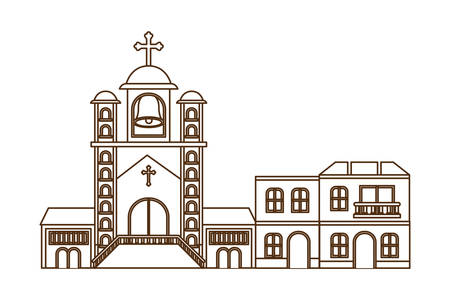 architecture isolated icon vector illustration designのイラスト素材