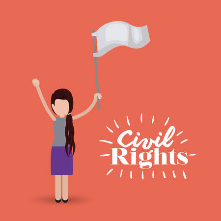 civil rights design, vector illustration graphicのイラスト素材