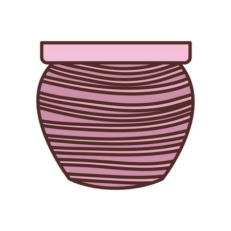 cute flower pot isolated icon vector illustration designのイラスト素材