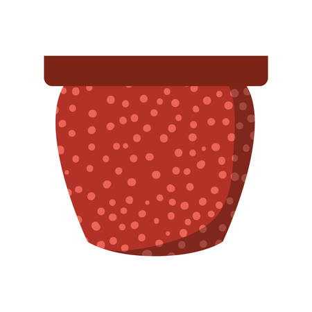 cute flower pot isolated icon vector illustration designのイラスト素材