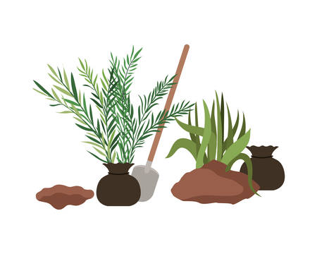 trees to plant isolated icon vector illustration designのイラスト素材