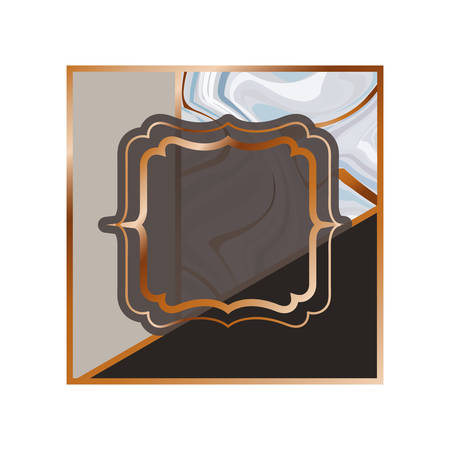 card with marble texture icon vector illustration designのイラスト素材