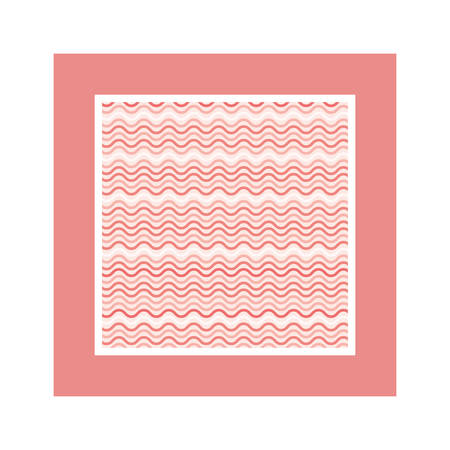 textile pattern frame isolated icon vector illustration designのイラスト素材