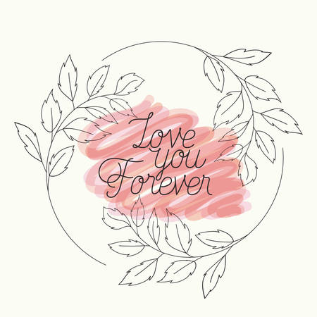 love card with herbs drawn frame vector illustration designのイラスト素材