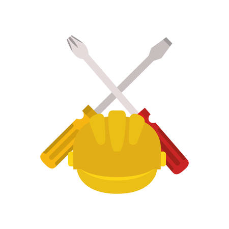 screwdriver tool isolated icon vector illustration designのイラスト素材