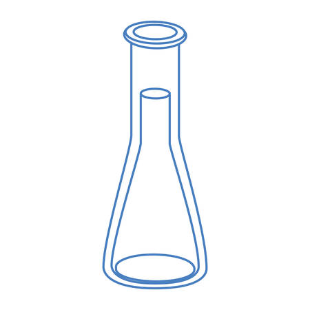 laboratory instruments in white background vector illustration designのイラスト素材