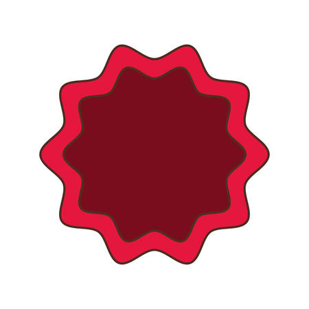 Seal stamp design, Banner badge decorative product ornament and style theme Vector illustrationのイラスト素材