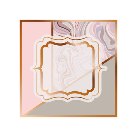 card with marble texture icon vector illustration designのイラスト素材