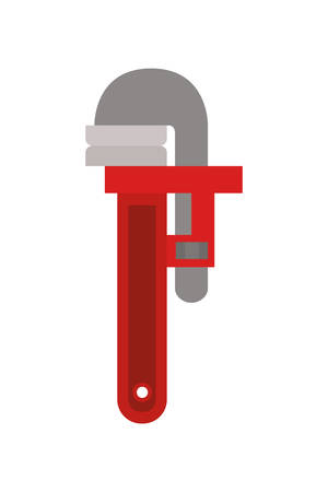 plumber key isolated icon vector illustration designのイラスト素材