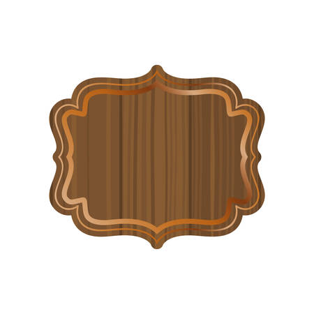 wooden background with frame icon vector illustration designのイラスト素材