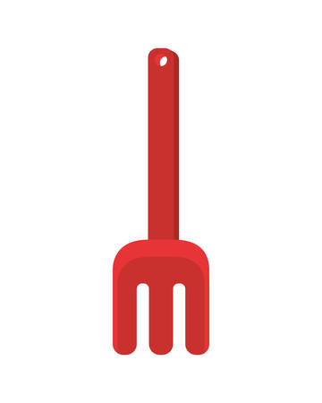 rake to play on the beach on white background vector illustration designのイラスト素材