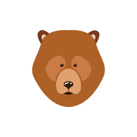 Bear animal design, forest canada life nature and fauna theme Vector illustrationのイラスト素材