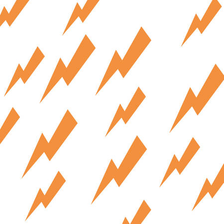 pattern of thunder golden isolated icon vector illustration designのイラスト素材