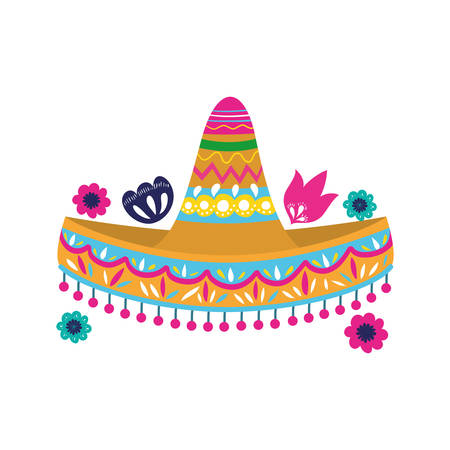 mexican hat isolated icon vector illustration designのイラスト素材