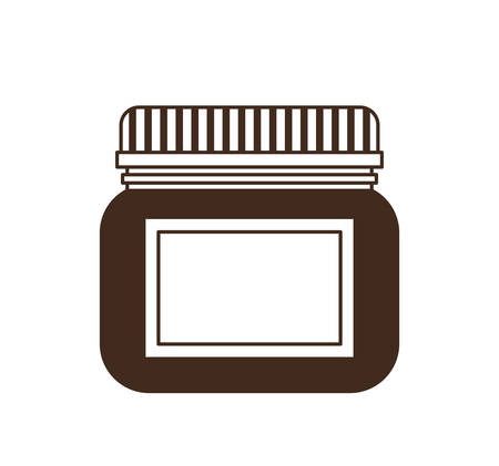 silhouette of pet grooming container on white background vector illustration designのイラスト素材