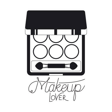 eye shadows colors make up icons vector illustration designのイラスト素材