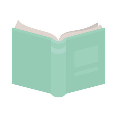 book of school open with white background vector illustration designのイラスト素材