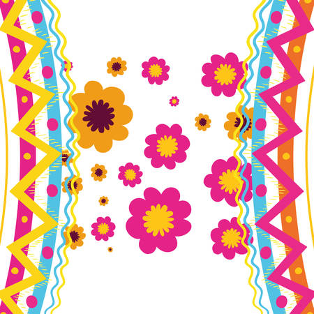 textile colors print isolated icon vector illustration designのイラスト素材