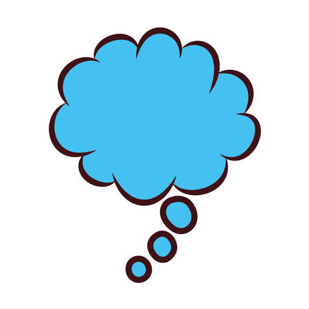 expression cloud pop art style vector illustration designのイラスト素材