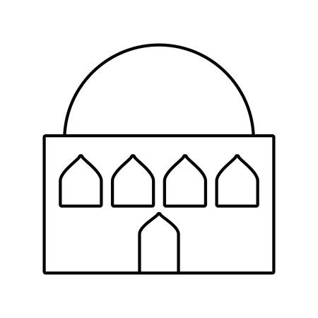 manger house building isolated icon vector illustration designのイラスト素材