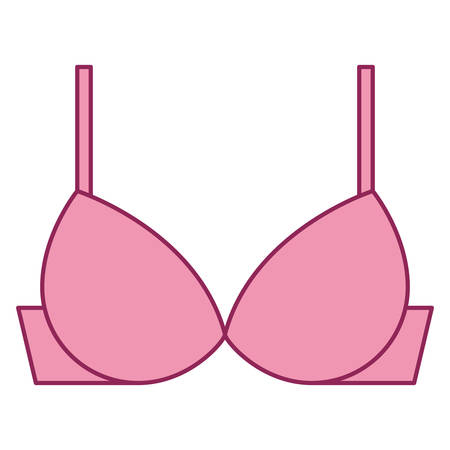 female bra clothes breast cancer icon vector illustration designのイラスト素材