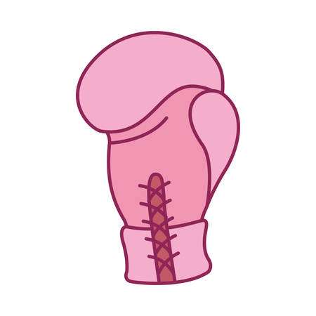 boxing gloves sport equipment icon vector illustration designのイラスト素材