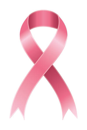 breast cancer campaign ribbon icon vector illustration designのイラスト素材