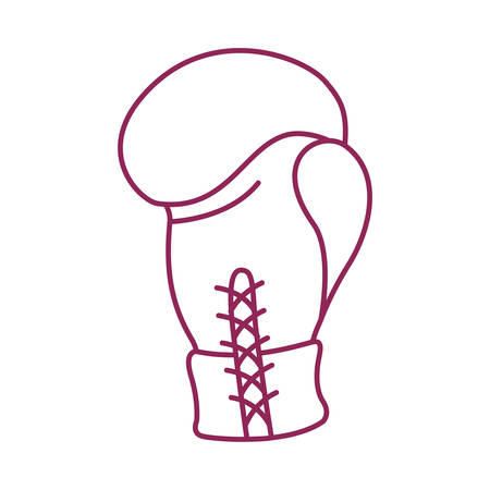 boxing gloves sport equipment icon vector illustration designのイラスト素材