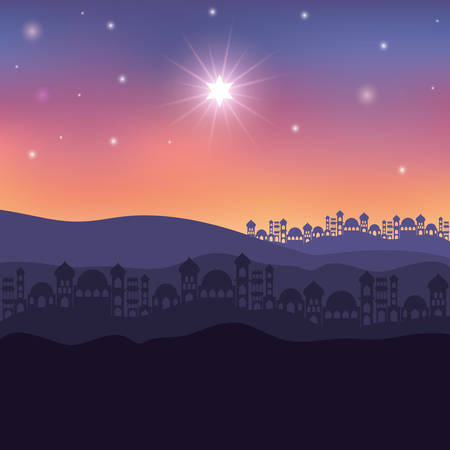 Houses cityscape buildings landscape vector illustration designのイラスト素材