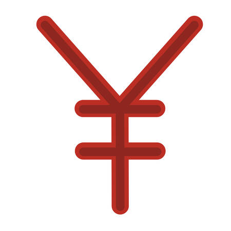 Chinese yuan design, Money finance commerce market payment invest and buy theme Vector illustrationのイラスト素材