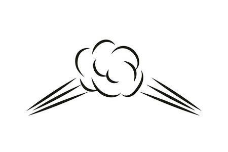 expresion cloud pop art style vector illustration designのイラスト素材