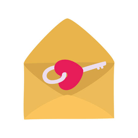 Envelope icon design, Email mail message letter marketing communication card and document theme Vector illustrationのイラスト素材