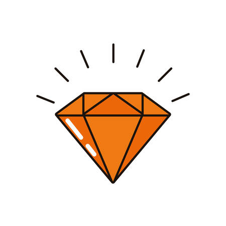 diamond luxury rock isolated icon vector illustration designのイラスト素材