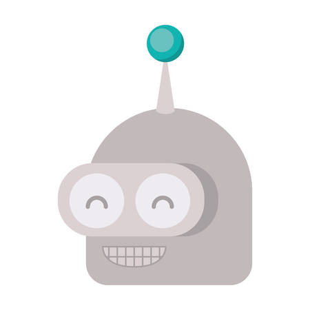 Robot design, Robotic tecnology futuristic toy machine cyborg science and android theme Vector illustrationのイラスト素材