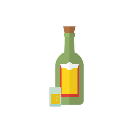Mexican tequila design, Mexico culture tourism landmark latin and party theme Vector illustrationのイラスト素材