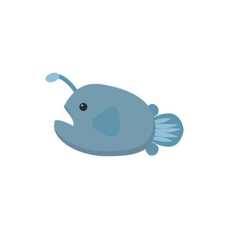 Sea fish design, Ocean nature beach underwater aquarium and marine theme Vector illustrationのイラスト素材