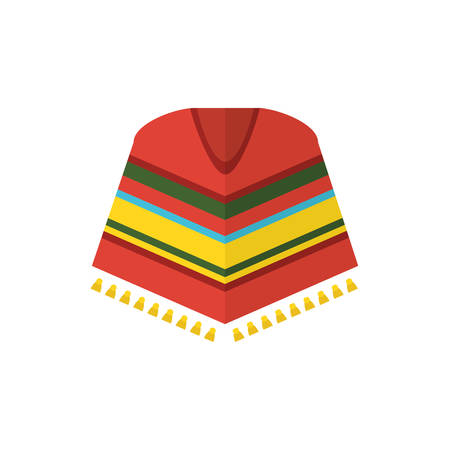 Mexican sweater design, Mexico culture tourism landmark latin and party theme Vector illustrationのイラスト素材