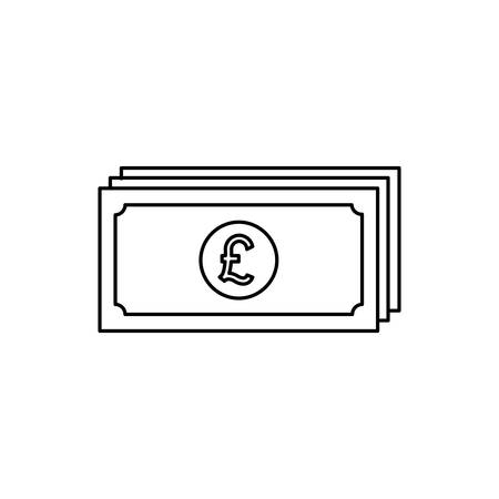 bills euro money economy icon vector illustration designのイラスト素材