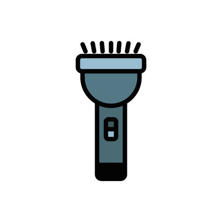 Lamp design, Home park object light electric power bulb and bright theme Vector illustrationのイラスト素材