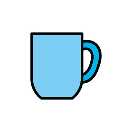 Coffee mug design, Drink breakfast beverage bakery restaurant and shop theme Vector illustrationのイラスト素材