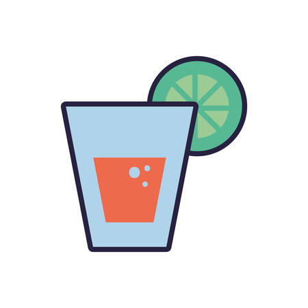 Cocktail design, bar alcohol drink beverage restaurant and celebration theme Vector illustrationのイラスト素材