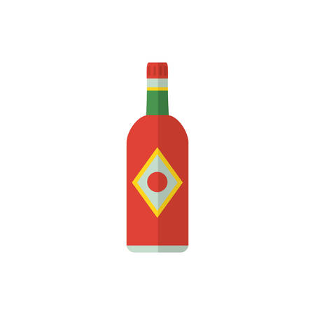 Mexican tequila design, Mexico culture tourism landmark latin and party theme Vector illustrationのイラスト素材