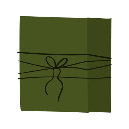 Gift design, Merry christmas season decoration card invitation celebration and holiday theme Vector illustrationのイラスト素材