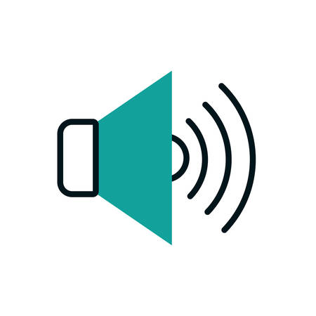 Music volume design, Digital technology communication internet device and electronic theme Vector illustrationのイラスト素材