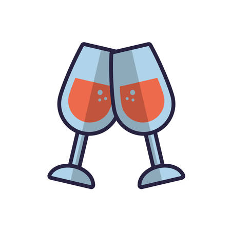 cups icon design, Drink beverage liquid menu restaurant store and shop theme Vector illustrationのイラスト素材