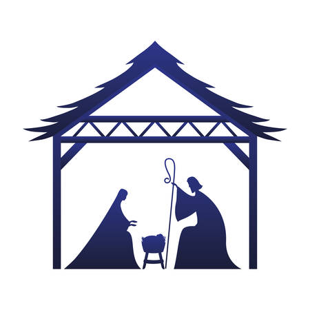 Happy epiphany day design, religion christianity god faith spirituality belief and pray theme Vector illustrationのイラスト素材